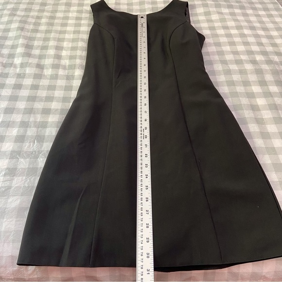 ZARA little black dress open back buckle sleeveless medium flattering film noir - Picture 7 of 12